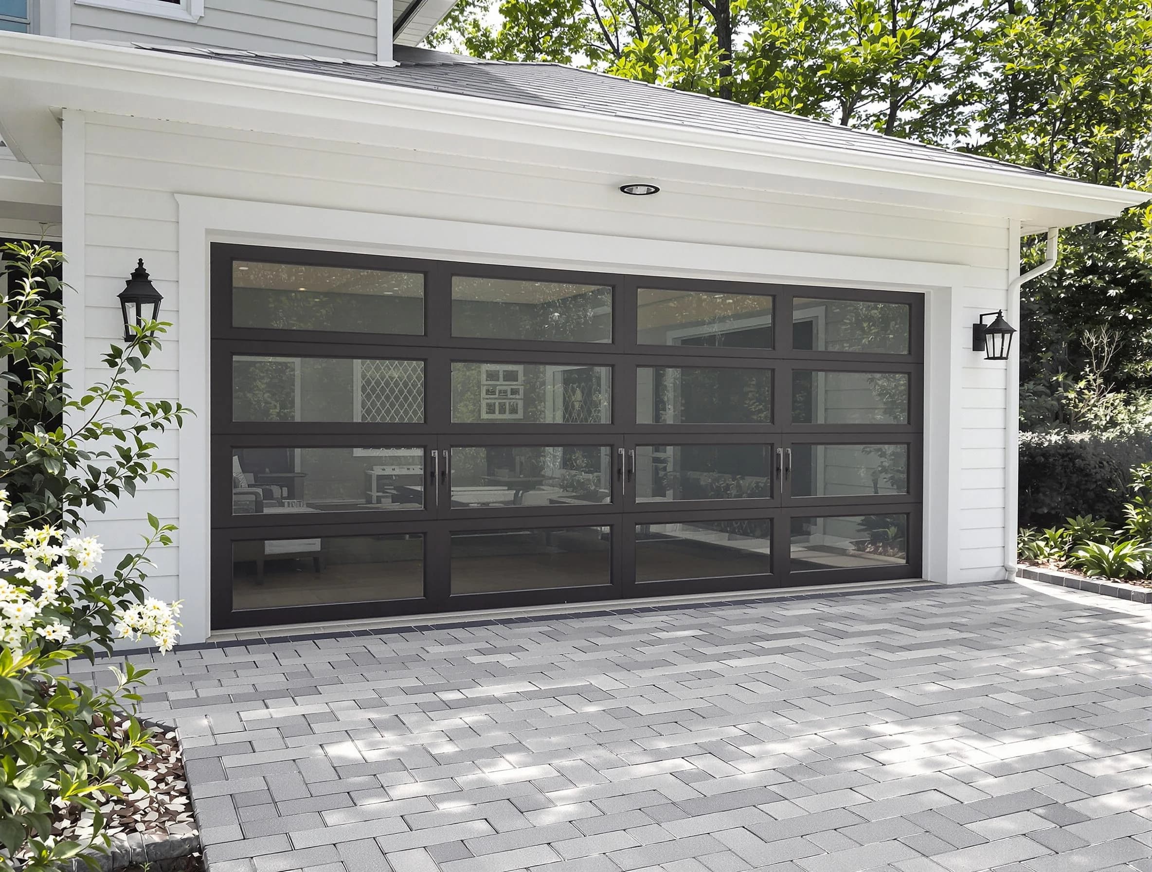 Westfield Garage Door Repair design specialist presenting custom garage door options to Westfield homeowner