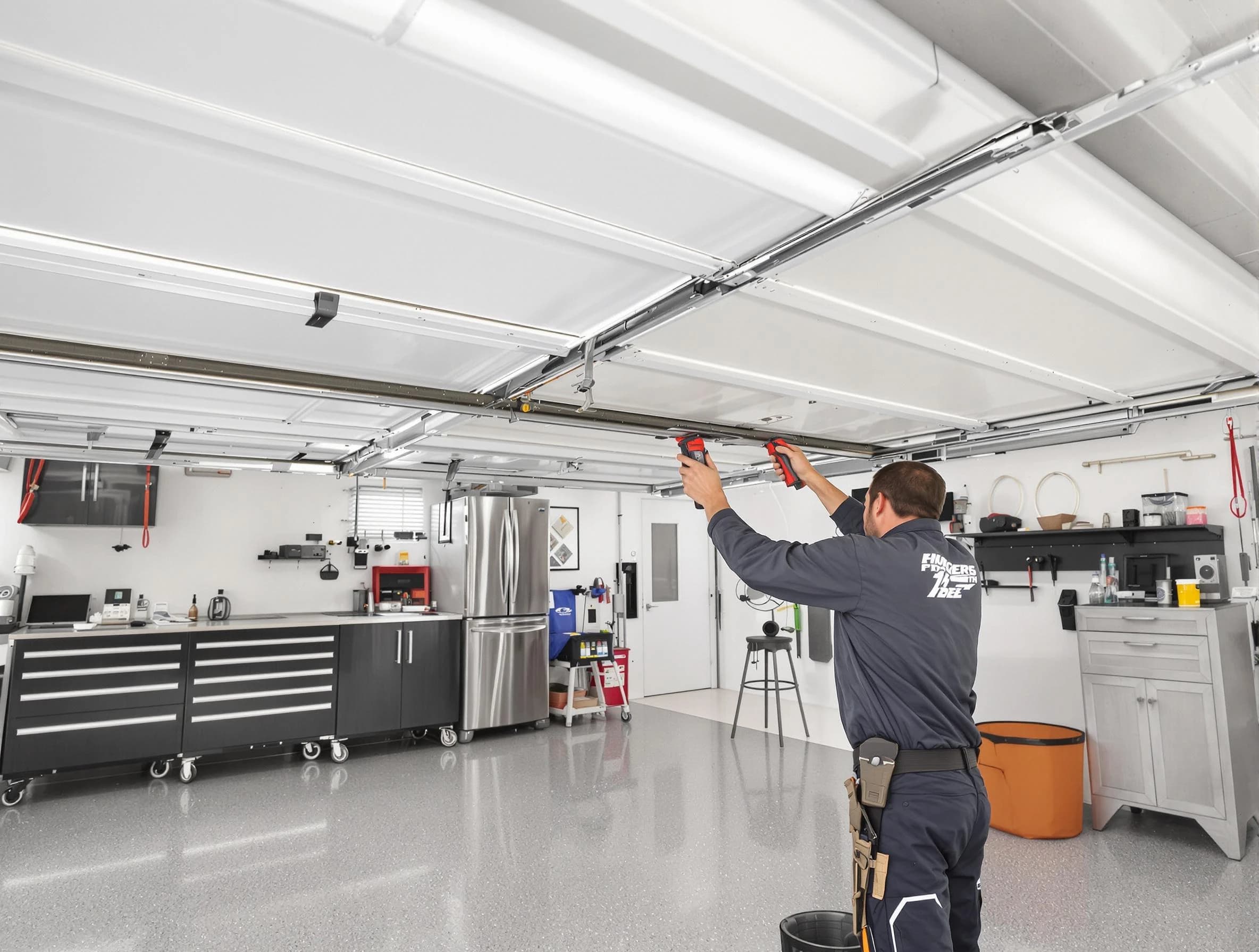 Overhead garage door repair service by Westfield Garage Door Repair in Westfield