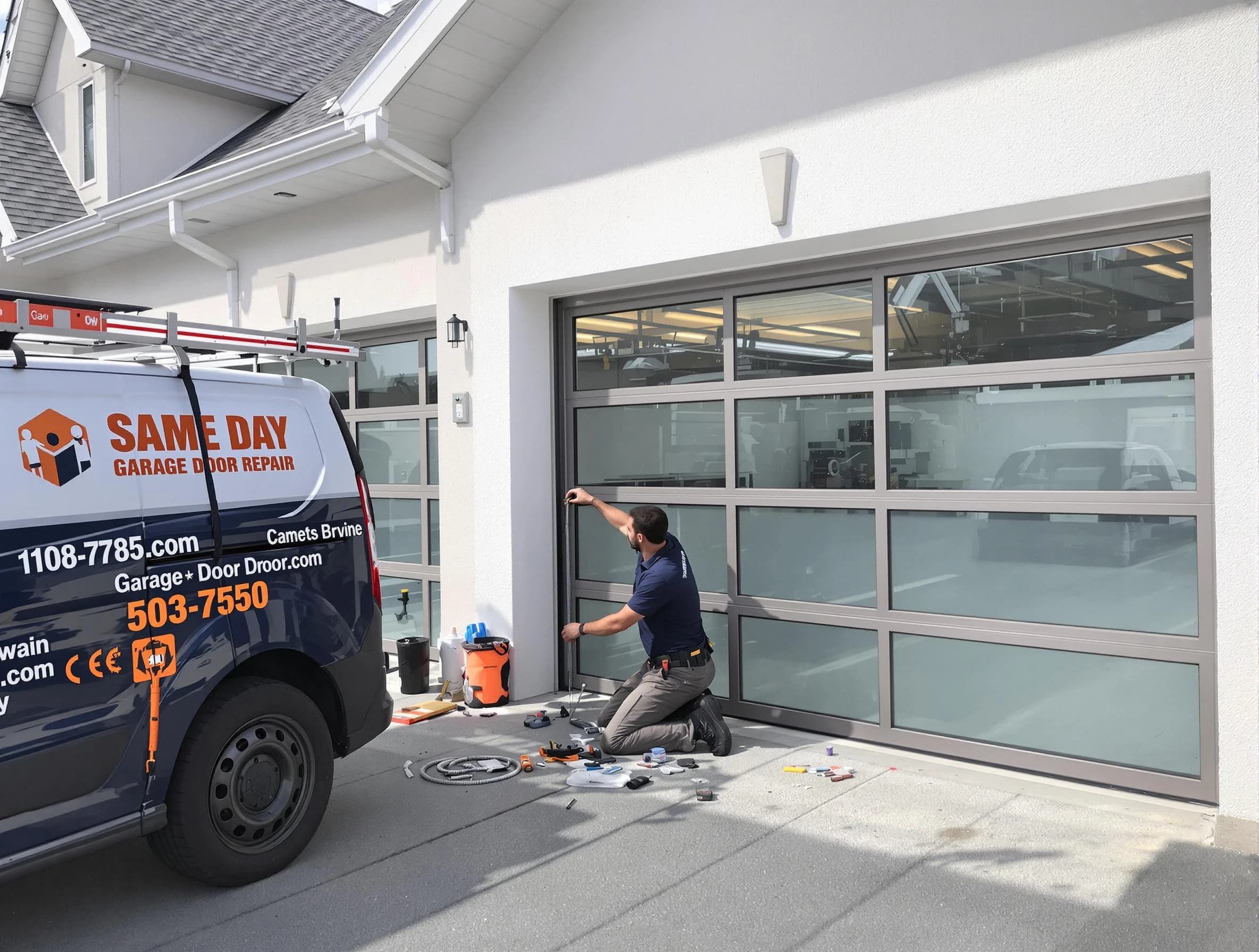 Same-day garage door repair service by Westfield Garage Door Repair in Westfield