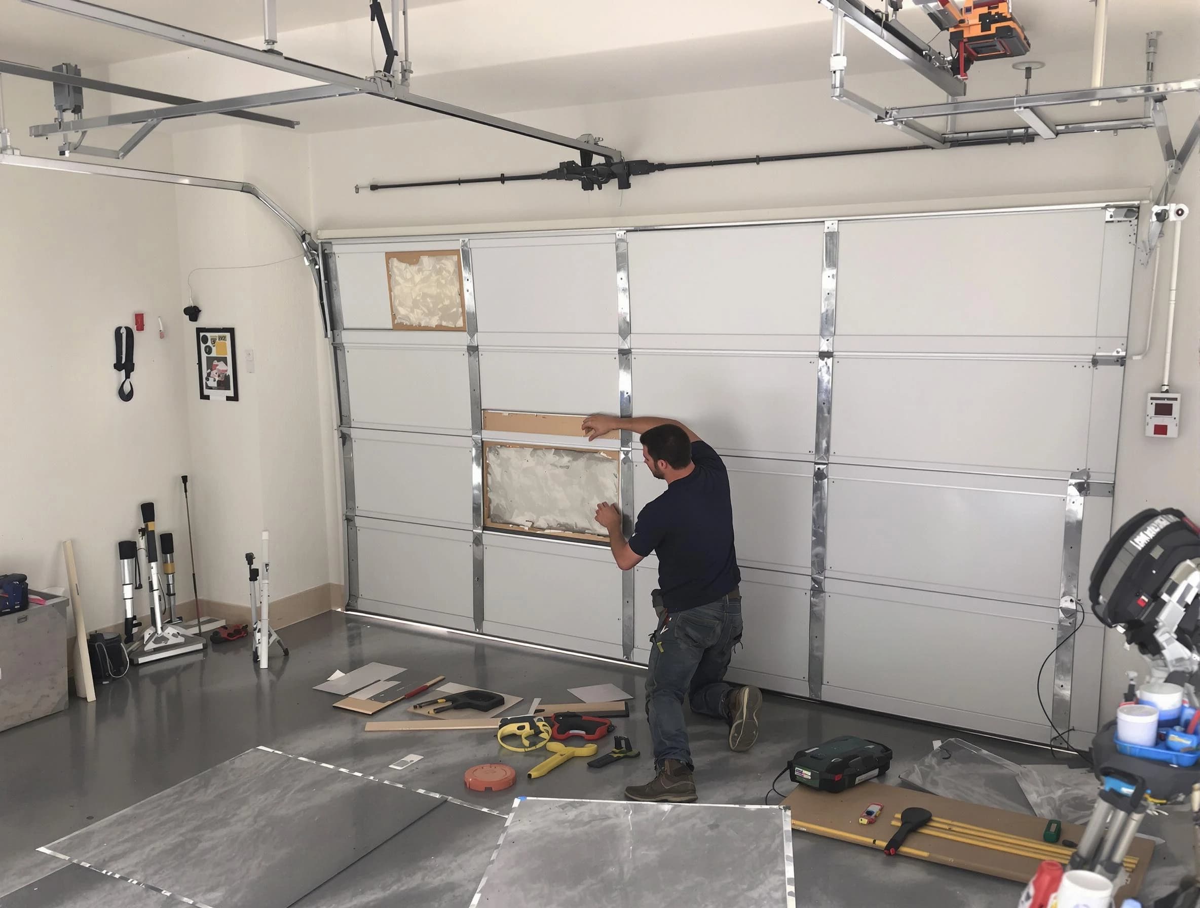 Garage Door Panel Repair in Westfield